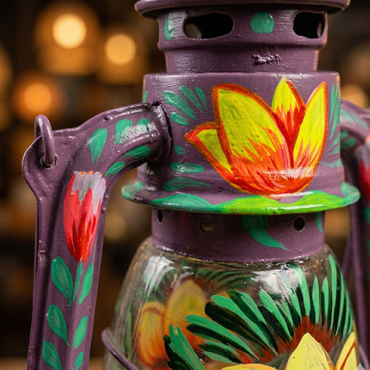 Bengal Folk Art Hand Painted Lamp