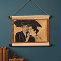 Hand Painted Wall Hanging Scroll Raj Kapoor Portrait
