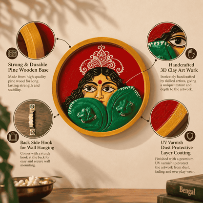Wooden Wall Hanging Decor Subho Dristi