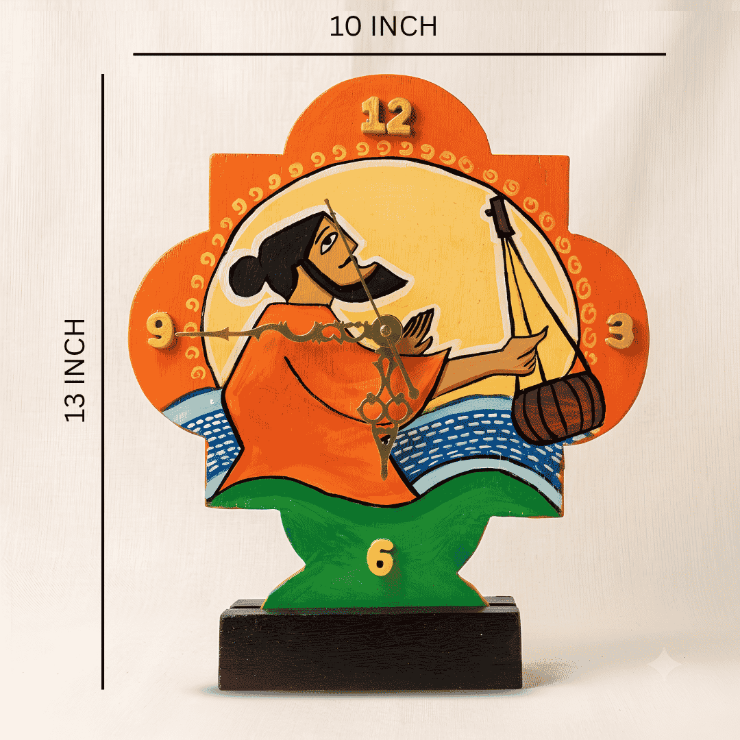Handmade Wooden Table Clock – Baul