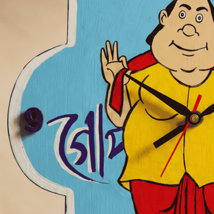 Handcrafted Wooden Table Clock Gopal Bhar