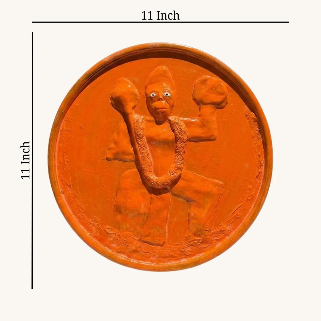 Wooden Wall Decor Hanging - Handmade Hanuman Decor