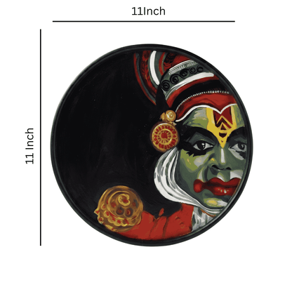 Hand Painted Wall Hanging – Kathakali Painting Home Decor