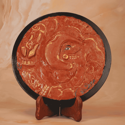 3D Wooden Ganesh Wall Decor & Table Decor