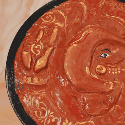 3D Wooden Ganesh Wall Decor & Table Decor