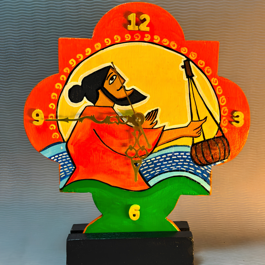Handmade Wooden Table Clock – Baul