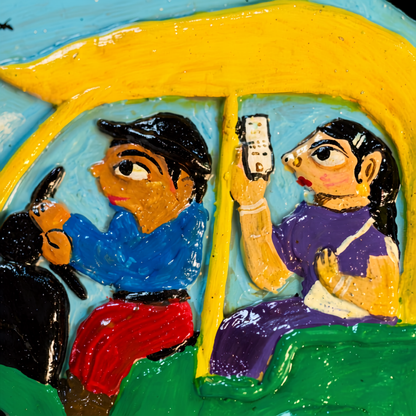 Handmade 3D Clay Wall Hanging & Table Decor | Indian Home Decor