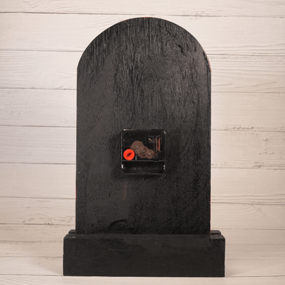Wooden Table Clock Bonedi Barir Janla Green with Table Stand