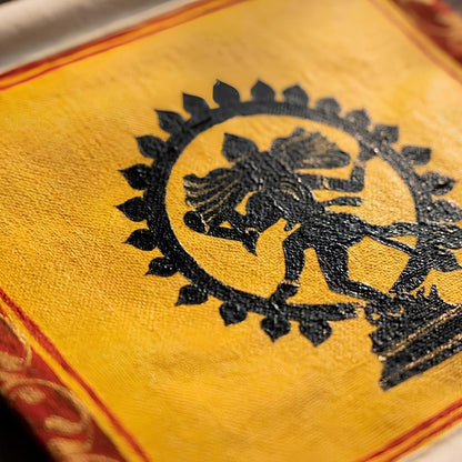 Tandav Shiva Handcrafted Wall Scroll – Handpainted Art for Home & Spiritual Gifting