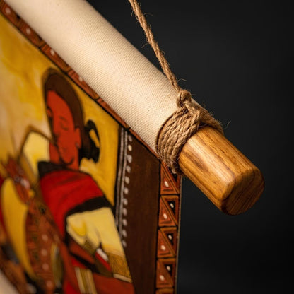 Karigar Katha Handcrafted Scroll – Indian Art Wall Decor for Home & Cultural Gifting
