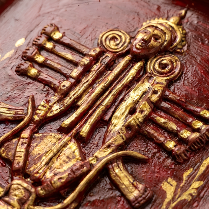Handcrafted Wooden Wall Hanging - Maa Durga