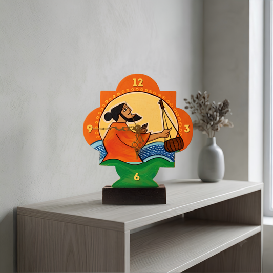 Handmade Wooden Table Clock – Baul