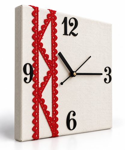 Wooden Wall Clock Analog Handcrafted