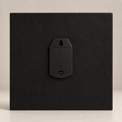 Handcrafted Wooden Wall Clock Inspired by Jamini Roy