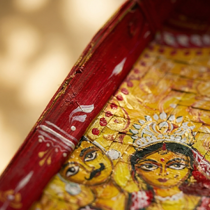 Patachitra Inspired Bride & Groom Panel