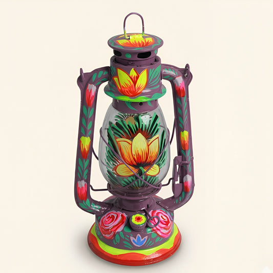 Bengal Folk Art Hand Painted Lamp